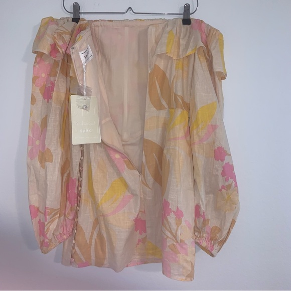 NWT Sabo Suza Off Shoulder Dress size  6 - Picture 9 of 13